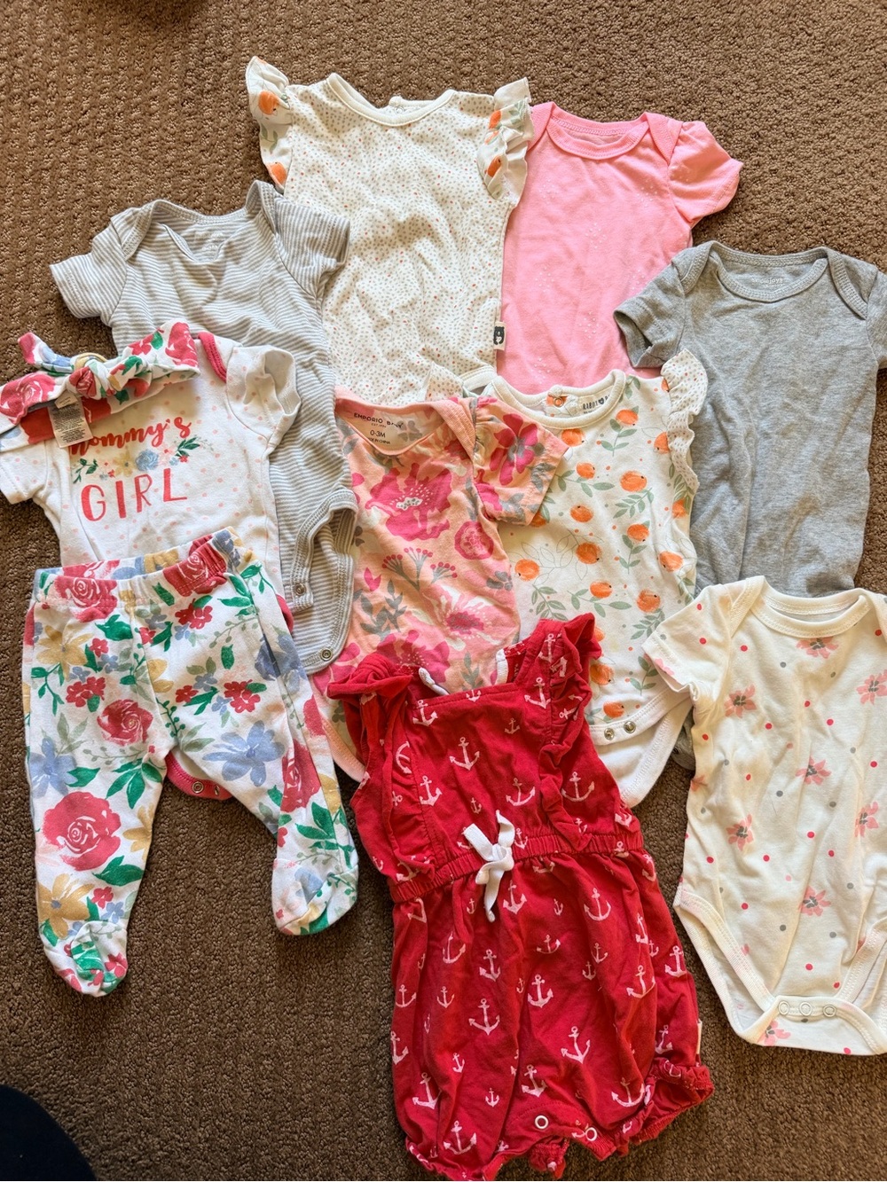 0-3m onesie bundle